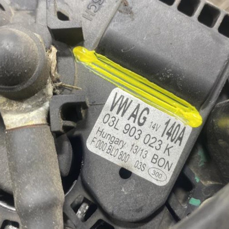 Alternateur VOLKSWAGEN GOLF 7 Photo n°2