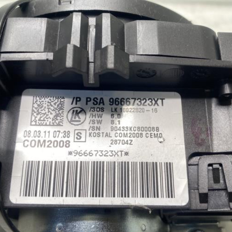 Com (Bloc Contacteur Tournant+Commodo Essuie Glace+Commodo Phare) CITROEN C3 2 Photo n°5