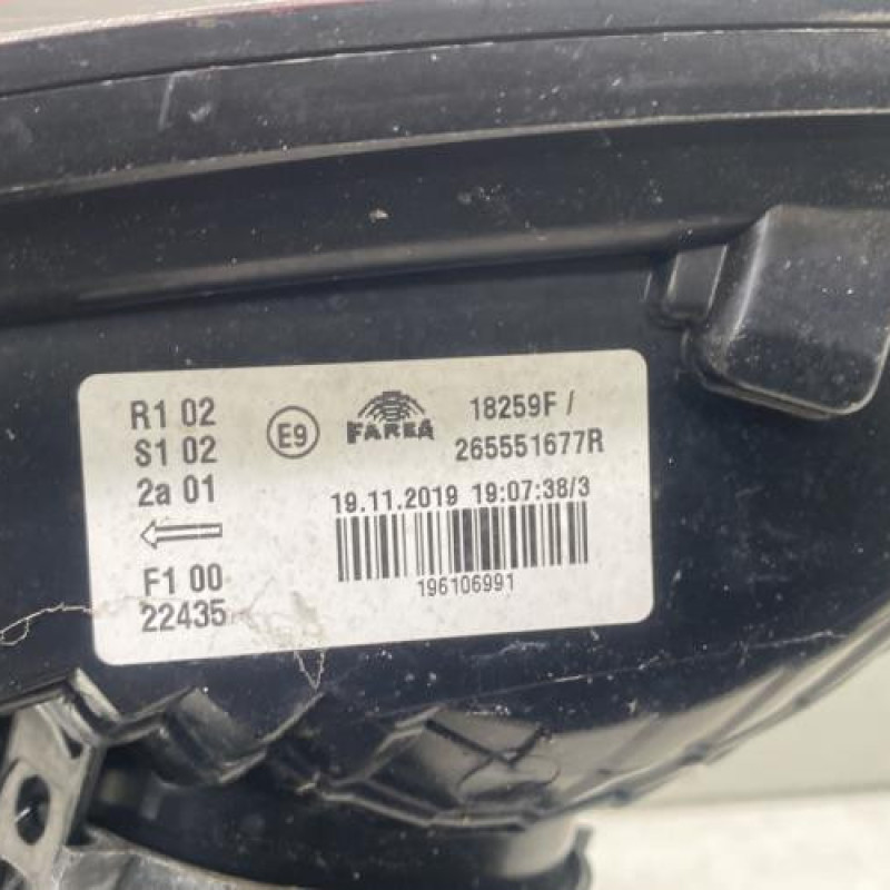 Feu arriere principal gauche (feux) RENAULT TWINGO 3 Photo n°4