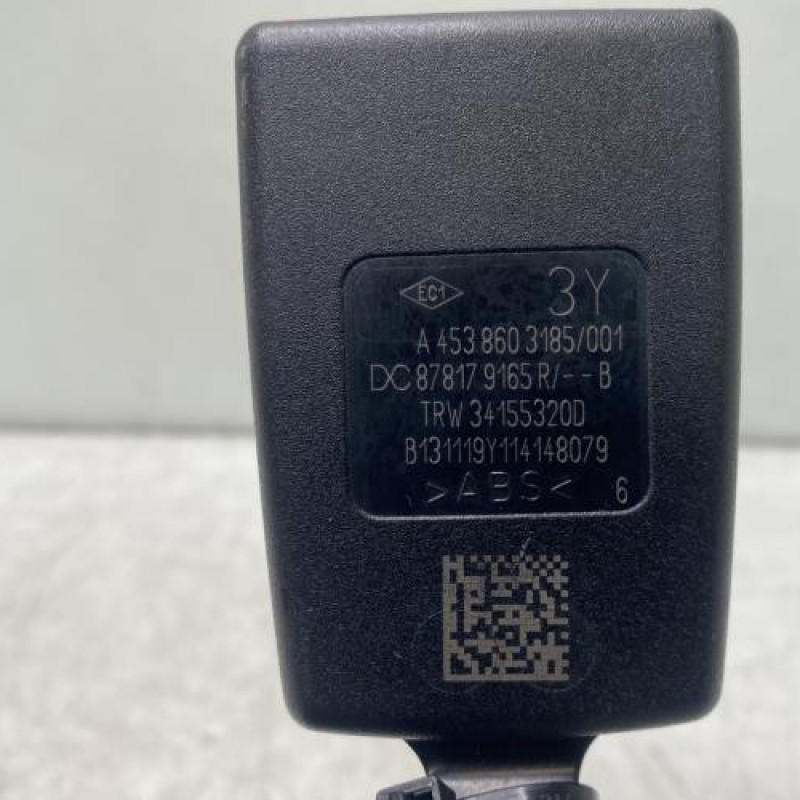 Attache ceinture avant droit RENAULT TWINGO 3 Photo n°3