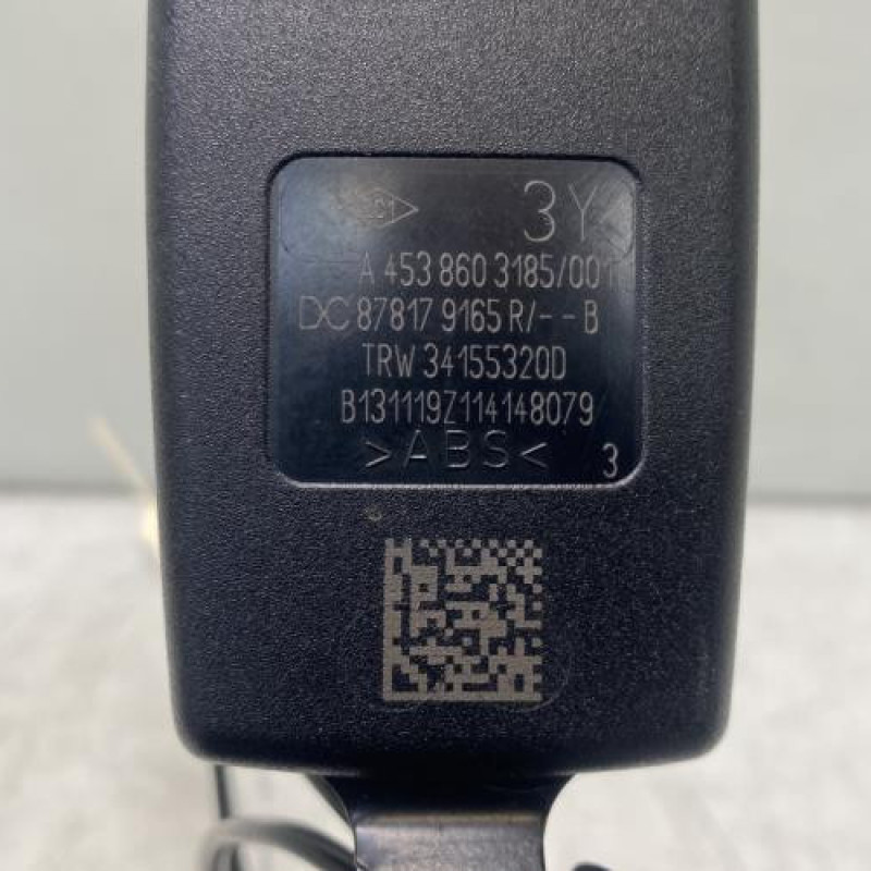 Attache ceinture avant gauche RENAULT TWINGO 3 Photo n°3