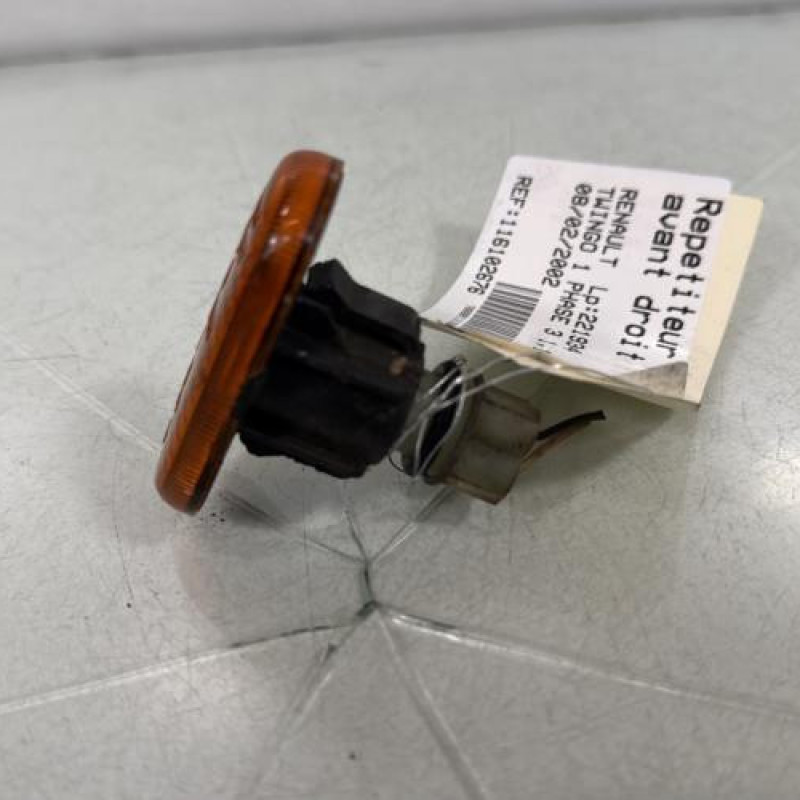 Repetiteur clignotant avant droit  (Feux) RENAULT TWINGO 1 Photo n°2