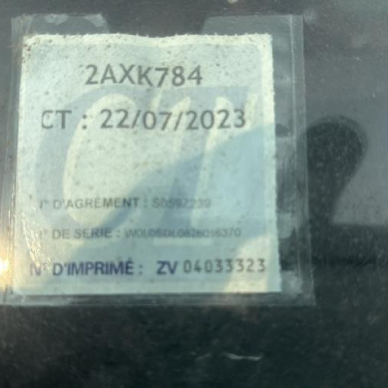 Feu arriere stop central OPEL CORSA D Photo n°20