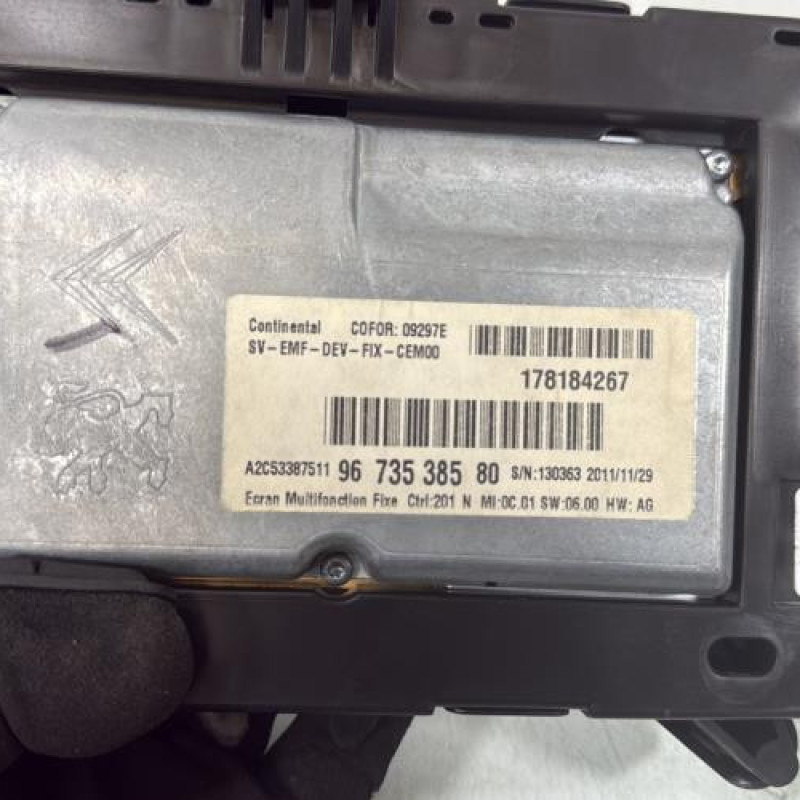 Ecran GPS CITROEN C4 GRAND PICASSO 1 Photo n°6