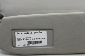 Pare soleil gauche SEAT IBIZA 4 Photo n°1