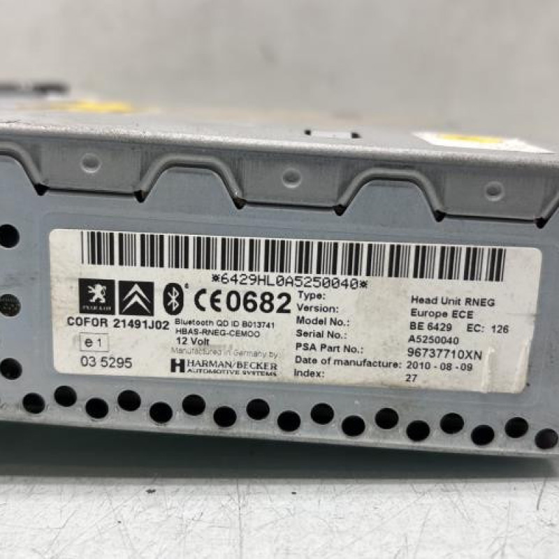 Autoradio d'origine PEUGEOT 308 1 Photo n°6