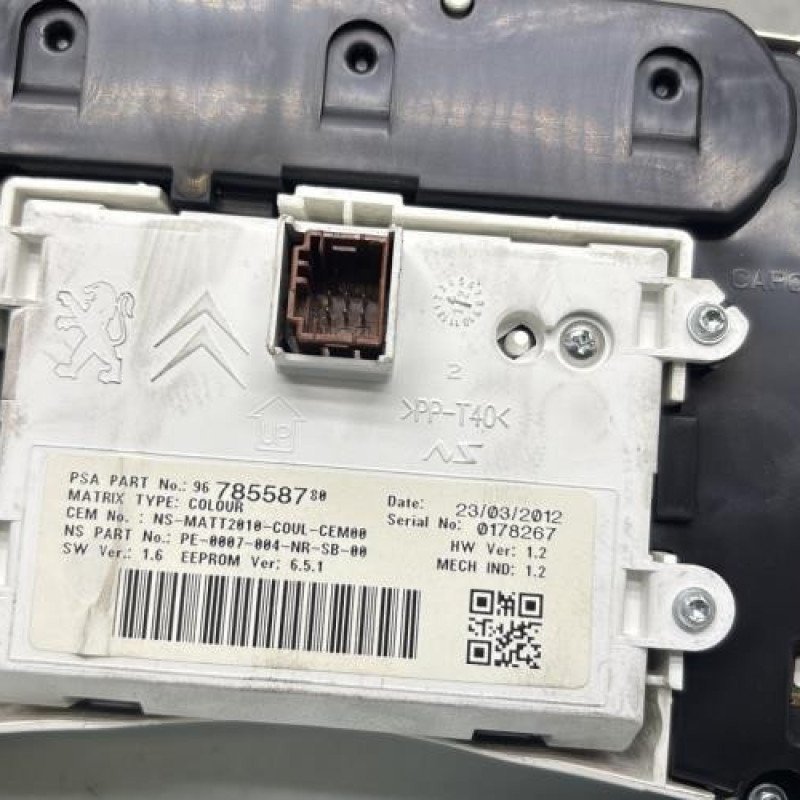 Compteur PEUGEOT 508 1 SW Photo n°5