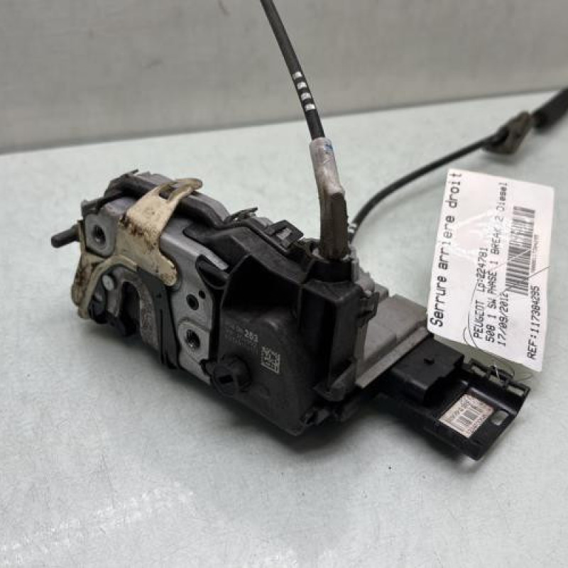 Serrure arriere droit PEUGEOT 508 1 SW Photo n°1
