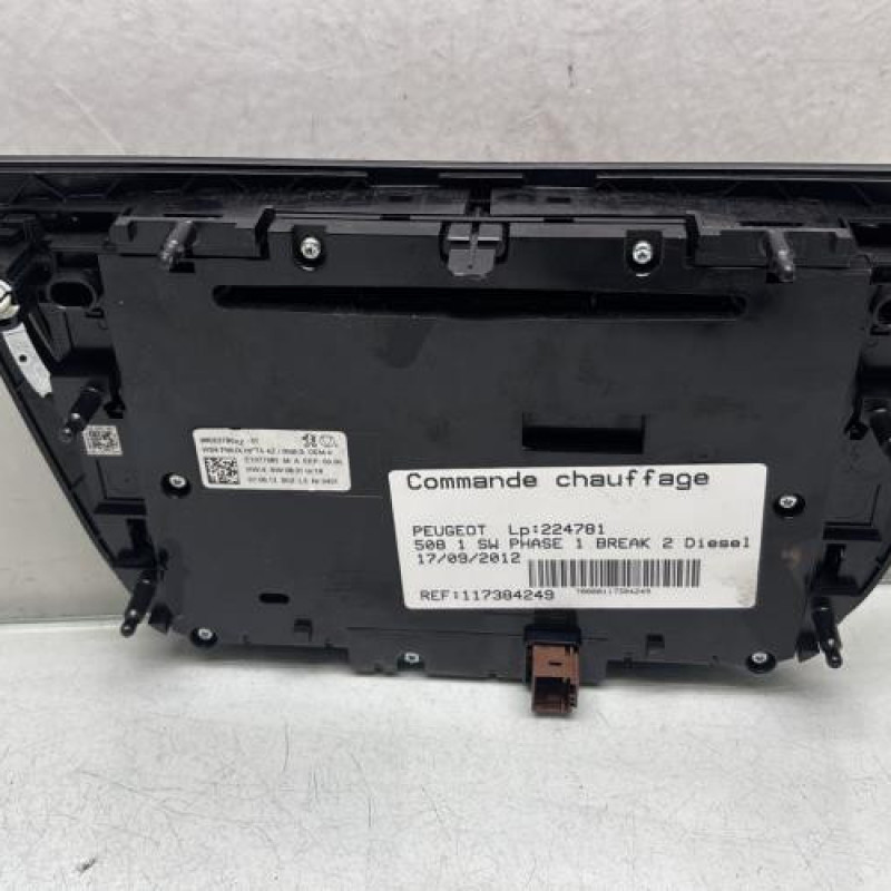 Commande chauffage PEUGEOT 508 1 SW Photo n°2