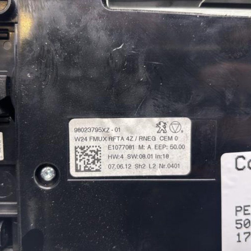 Commande chauffage PEUGEOT 508 1 SW Photo n°3