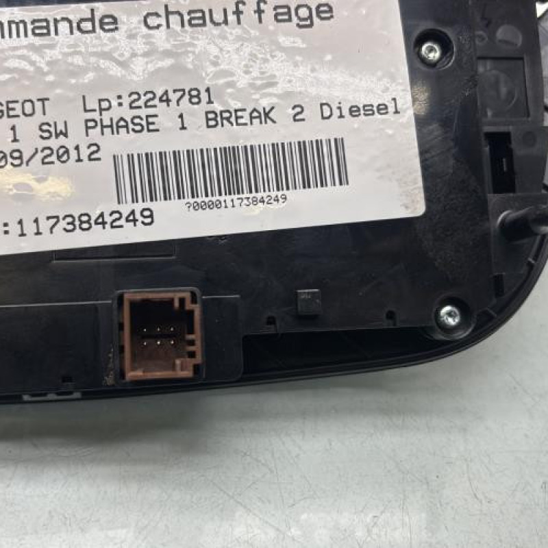 Commande chauffage PEUGEOT 508 1 SW Photo n°4