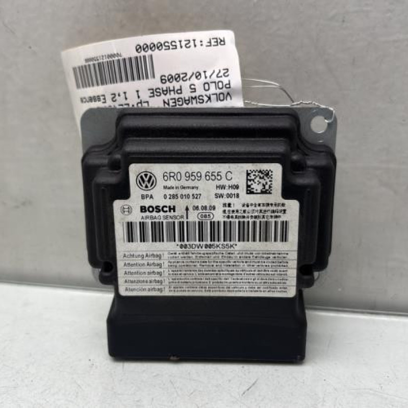 Boitier air bag VOLKSWAGEN POLO 5 Photo n°1