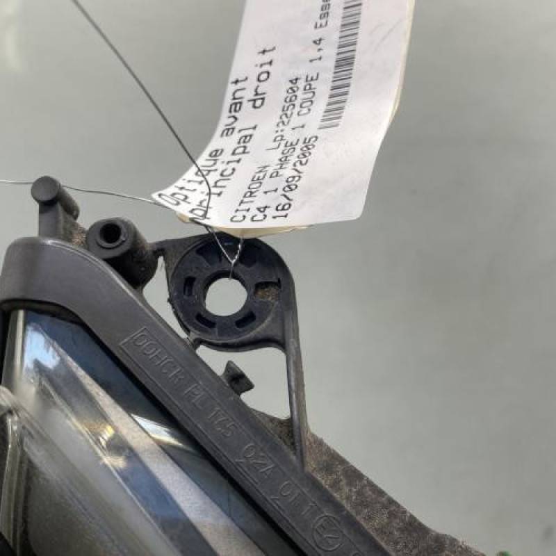 Optique avant principal droit (feux)(phare) CITROEN C4 1 Photo n°4