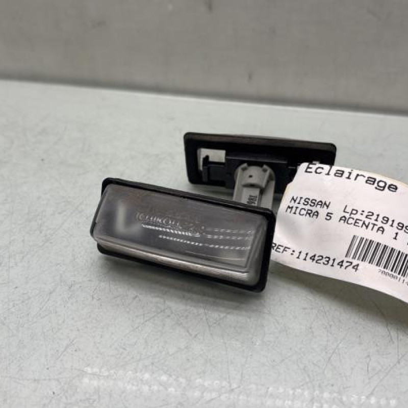 Eclairage de plaque NISSAN MICRA 5 Photo n°1