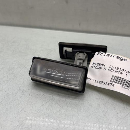 Eclairage de plaque NISSAN MICRA 5 Photo n°1
