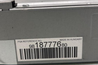 Autoradio d'origine PEUGEOT PARTNER 3