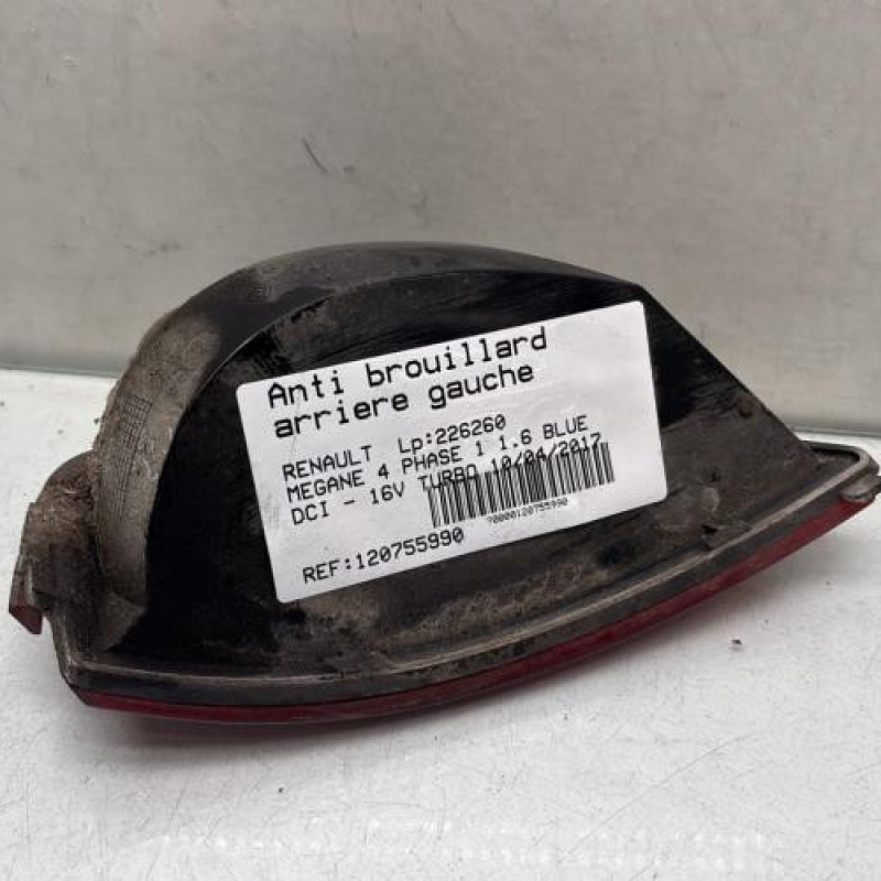 Anti brouillard arriere gauche RENAULT MEGANE 4 Photo n°3