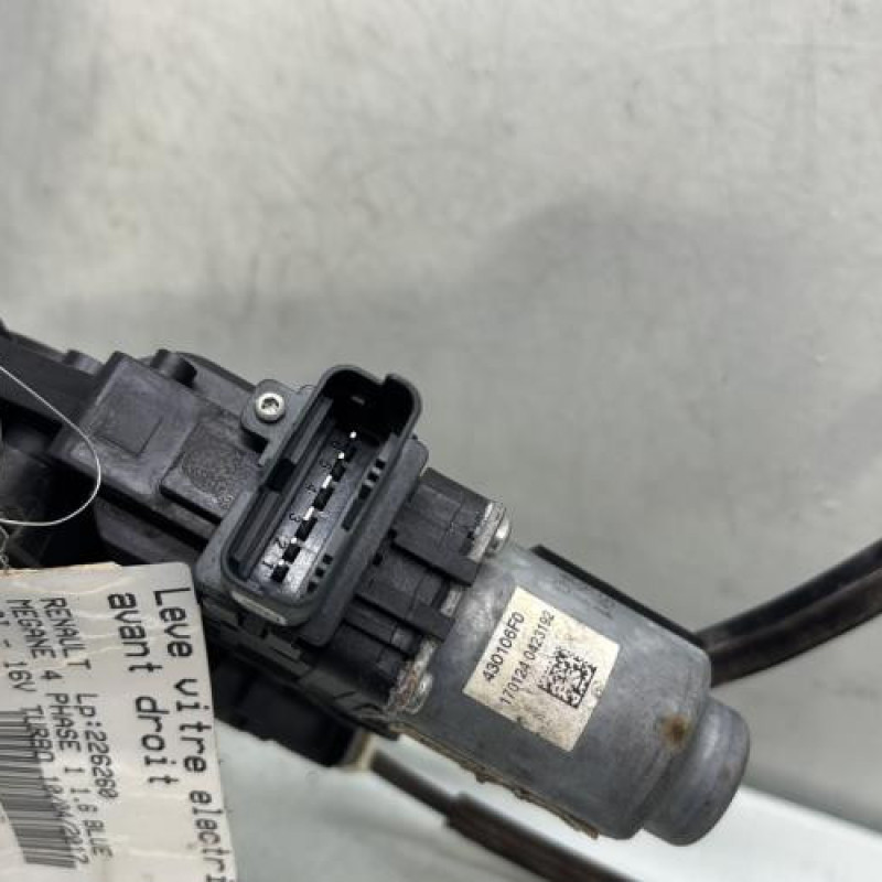 Leve vitre electrique avant droit RENAULT MEGANE 4 Photo n°5