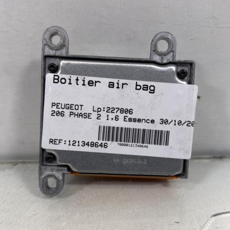 Boitier air bag PEUGEOT 206 Photo n°3