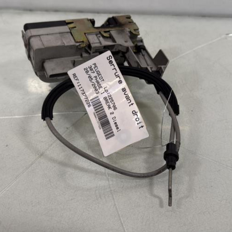 Serrure avant droit PEUGEOT 307 Photo n°2