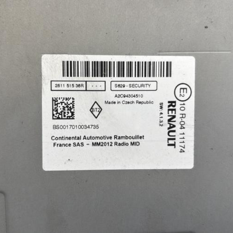 Autoradio d'origine RENAULT CLIO 4 Photo n°6