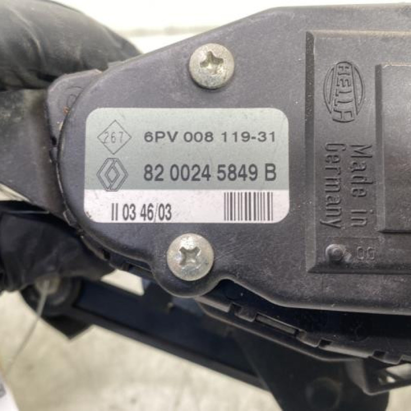 Pedale d'accelerateur RENAULT TWINGO 1 Photo n°3