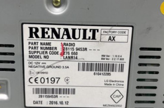 Autoradio d'origine RENAULT MEGANE 4