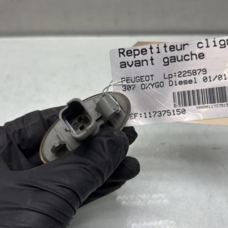 Repetiteur clignotant avant gauche (Feux) PEUGEOT 307 Photo n°4