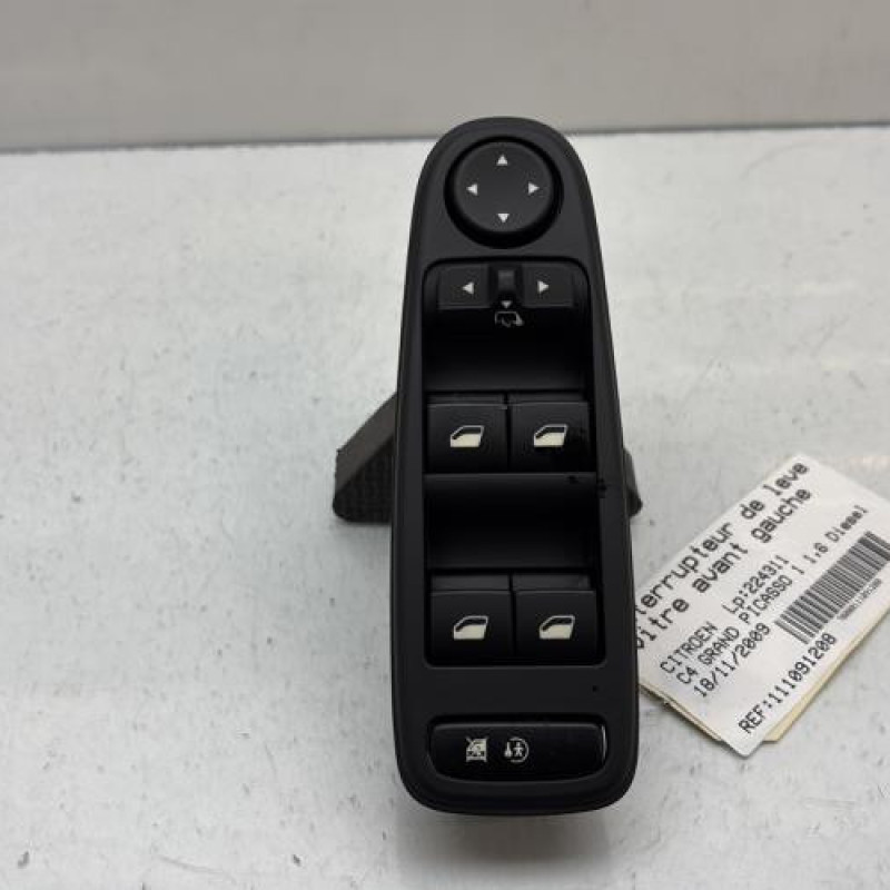 Interrupteur de leve vitre avant gauche CITROEN C4 GRAND PICASSO 1 Photo n°1
