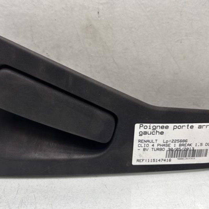 Poignee porte arriere gauche RENAULT CLIO 4 Photo n°1
