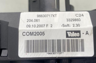 Com (Bloc Contacteur Tournant+Commodo Essuie Glace+Commodo Phare) PEUGEOT 207