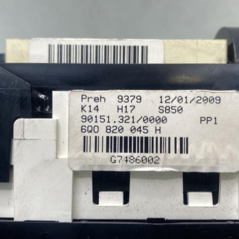 Commande chauffage VOLKSWAGEN POLO 4 Photo n°2