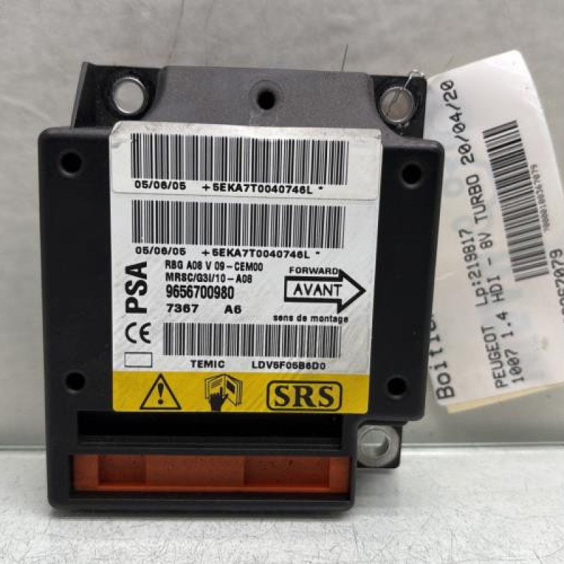 Boitier air bag PEUGEOT 1007 Photo n°1