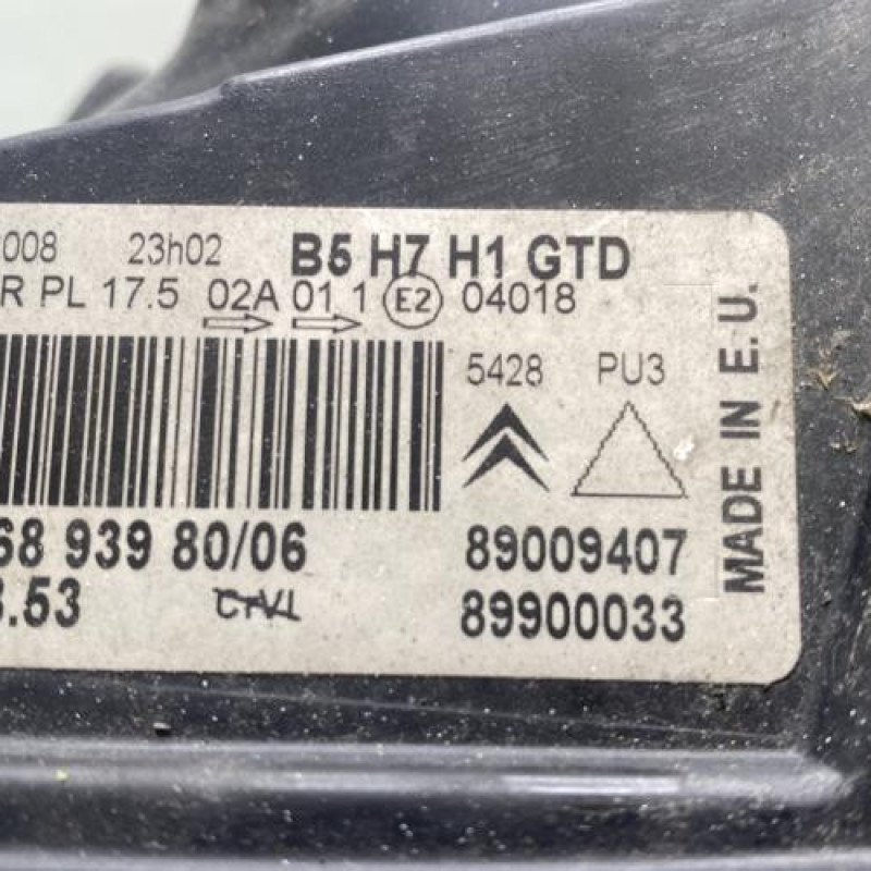 Optique avant principal gauche (feux)(phare) CITROEN C4 1 Photo n°5