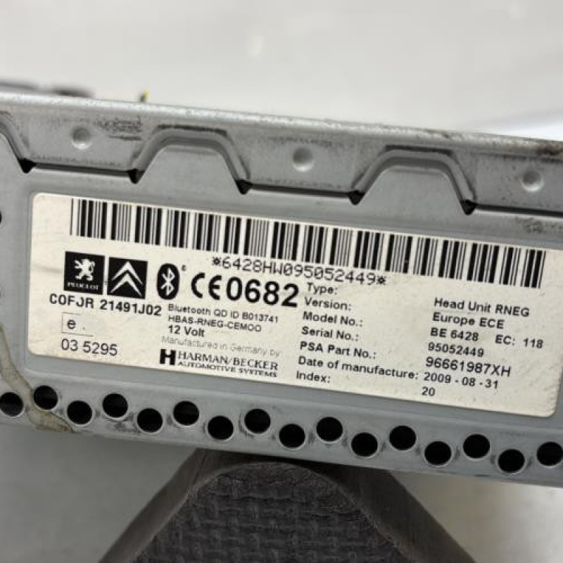 Autoradio d'origine PEUGEOT 308 1 Photo n°3