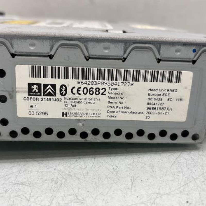 Autoradio d'origine PEUGEOT 308 1 Photo n°6