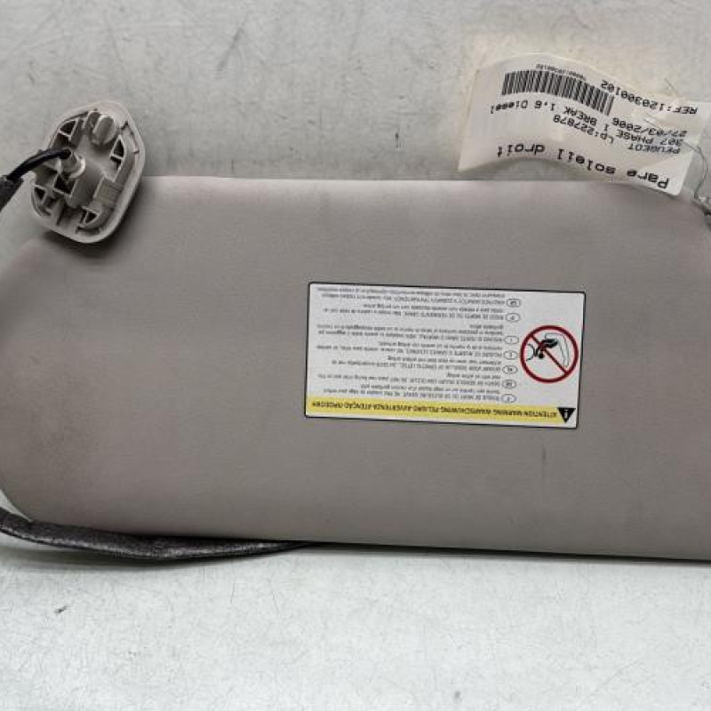 Pare soleil droit PEUGEOT 307 Photo n°3