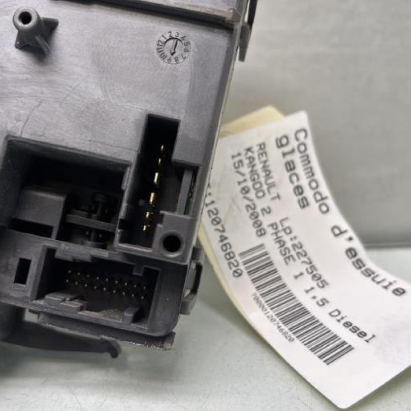 Commodo d'essuie glaces RENAULT KANGOO 2 Photo n°3