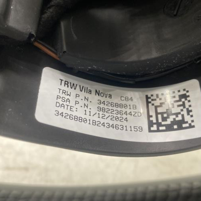 Air bag conducteur CITROEN C5 AIRCROSS Photo n°3