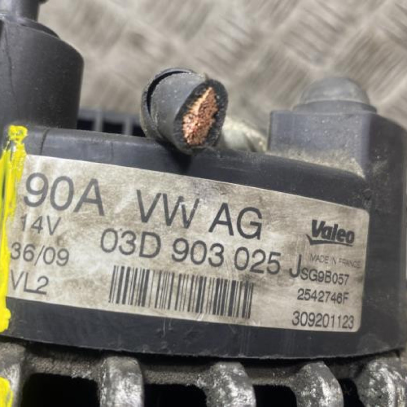 Alternateur VOLKSWAGEN POLO 5 Photo n°2