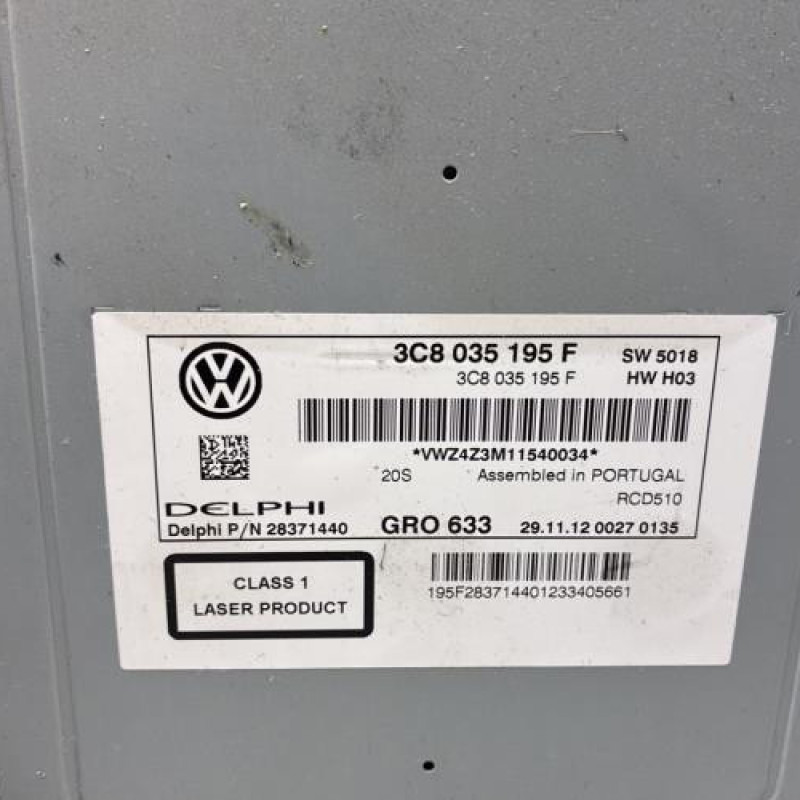 Autoradio d'origine VOLKSWAGEN POLO 5 Photo n°5