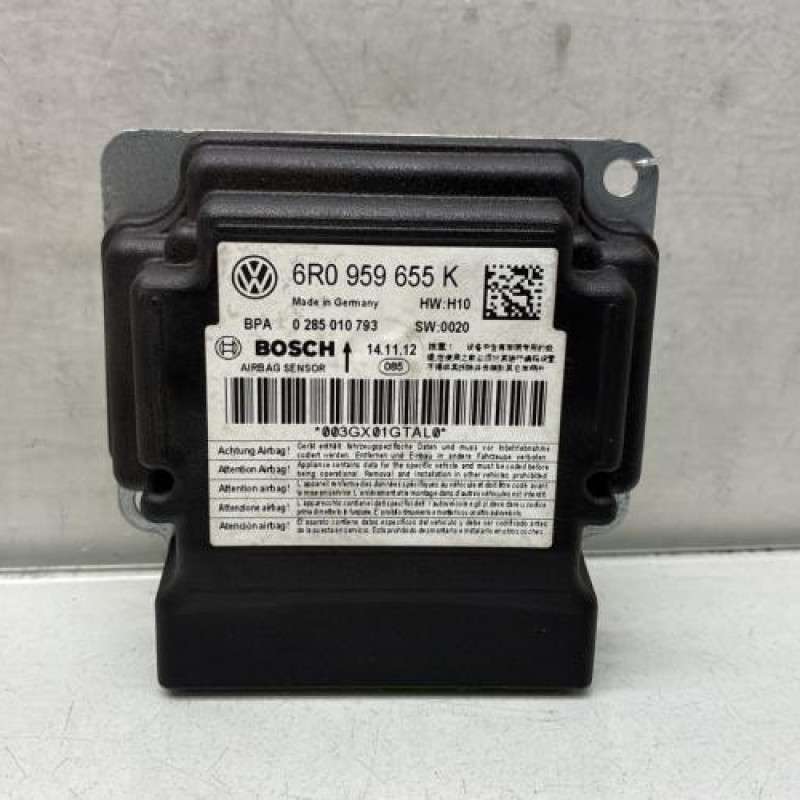 Boitier air bag VOLKSWAGEN POLO 5 Photo n°1