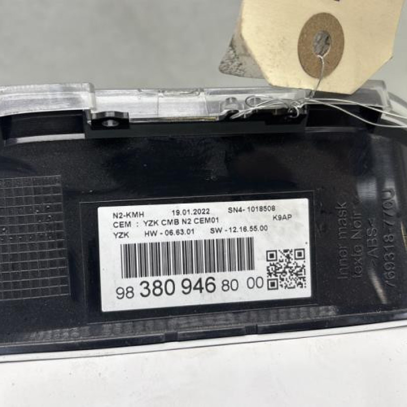 Compteur PEUGEOT PARTNER 3 Photo n°3