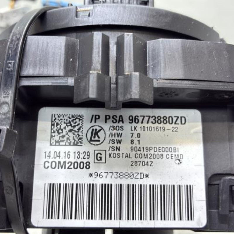 Com (Bloc Contacteur Tournant+Commodo Essuie Glace+Commodo Phare) CITROEN C3 2 Photo n°4