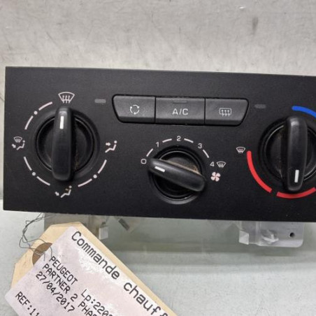 Commande chauffage PEUGEOT PARTNER 2 Photo n°1