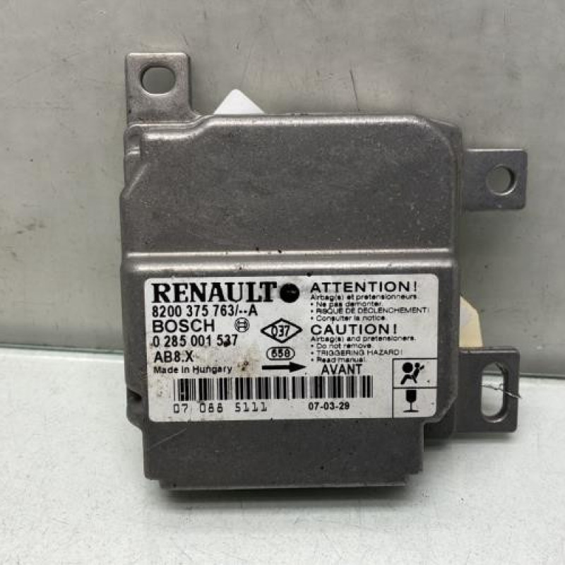 Boitier air bag RENAULT CLIO 2 CAMPUS Photo n°1