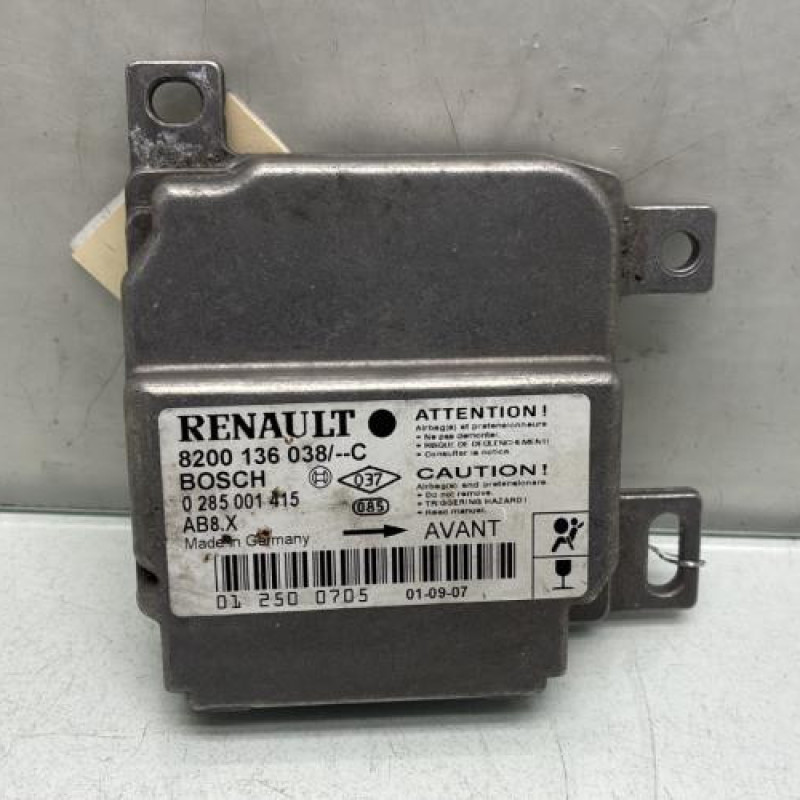 Boitier air bag RENAULT CLIO 2 Photo n°1