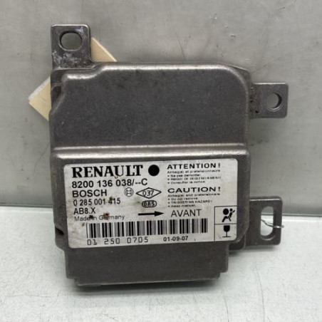 Boitier air bag RENAULT CLIO 2 Photo n°1