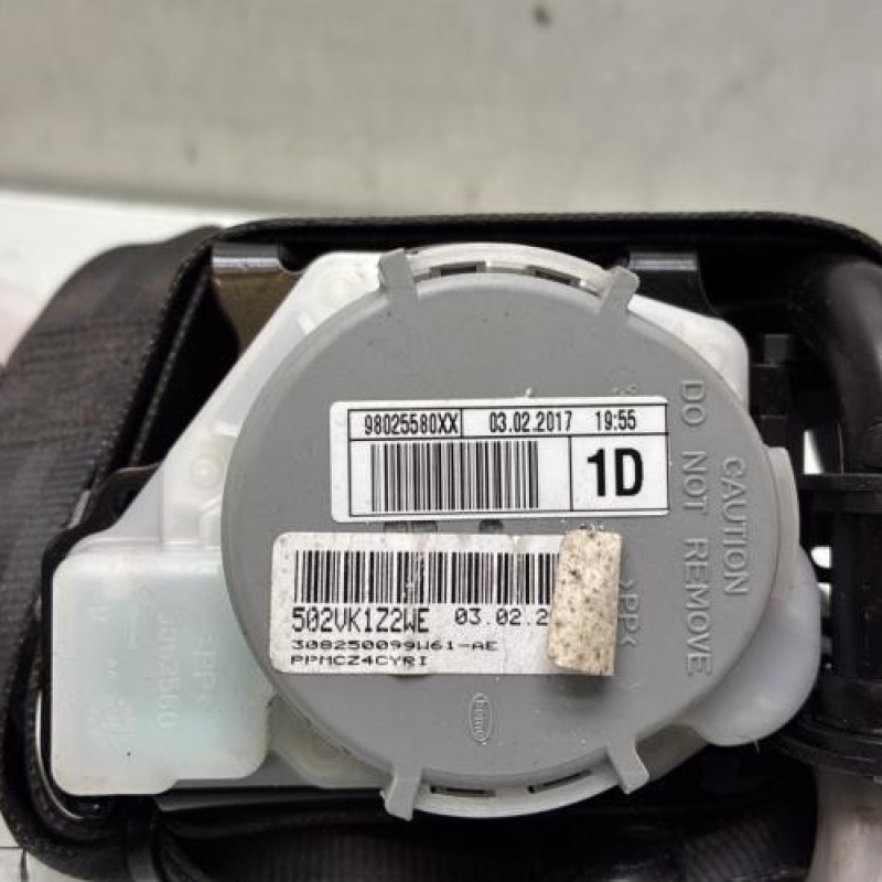 Ceinture avant droit PEUGEOT PARTNER 2 Photo n°3