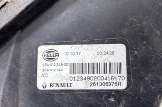 Optique avant secondaire droit (feux)(clignotant) RENAULT MEGANE 4